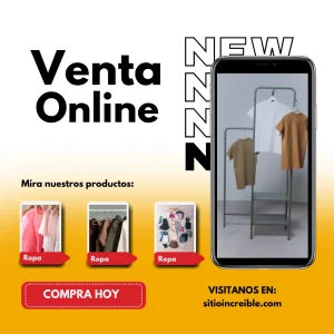 Post de Instagram Venta Online Amarillo