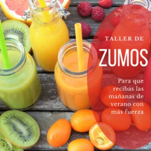 Facebook publicación taller de zumos verano colorida (1080 x 1080 px)