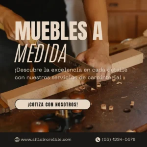 Post de Instagram Carpintería Fotográfico Beige