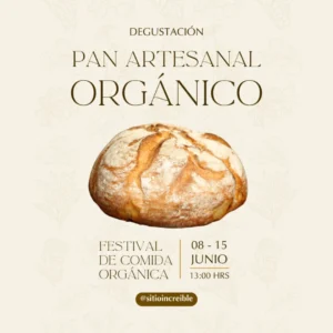 Post de Instagram Pan Artesanal Orgánico Antiguo Beige (1080 x 1080 px)